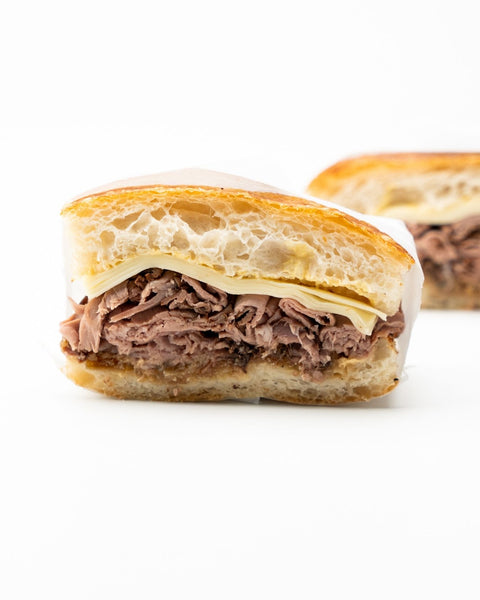 Focaccia Sandwich de Roast Beef