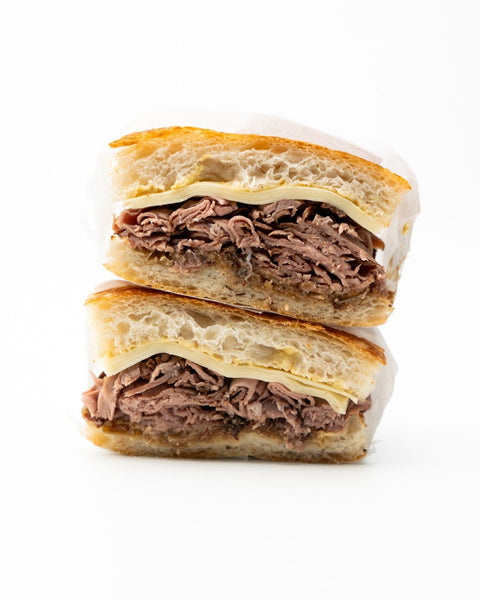 Focaccia Sandwich de Roast Beef