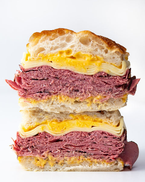 Pastrami Focaccia Sandwich