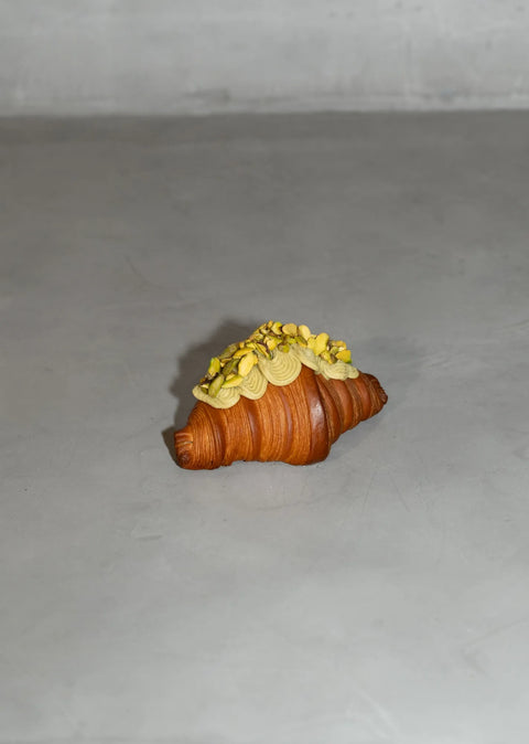 Pistachio Stuffed Croissant
