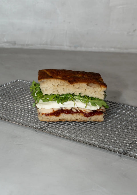 Pastrami Focaccia Sandwich